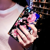 Floral Print Square Case